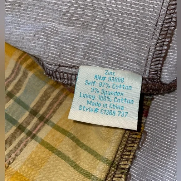 Y2K Zinc Corduroy Dark Brown Blazer Puff Shoulder Cropped Size Medium - Picture 6 of 12